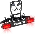 Notre test du porte-vélos Favoto Attelage aluminium pliable